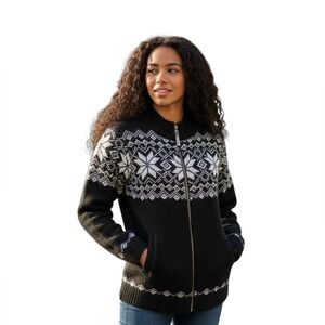 NOR WEAR wool angora blend cabin core Gorp core zip up jacket